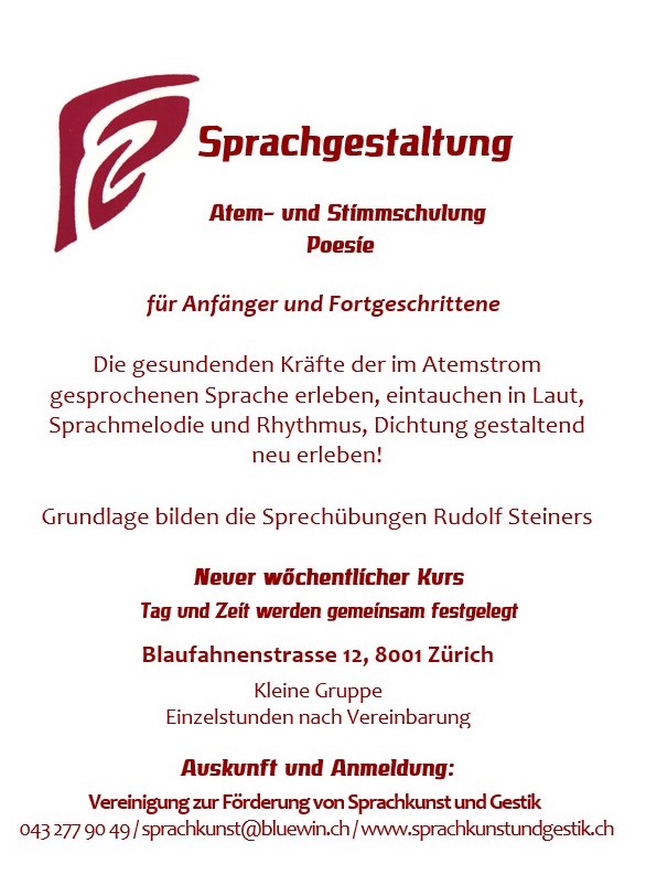 Sprachgestaltung 1